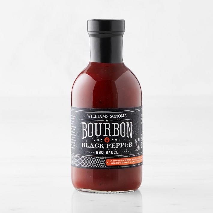 Williams Sonoma Gourmet Bourbon & Black Pepper BBQ Sauce Williams Sonoma