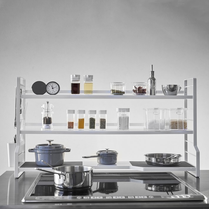 Yamazaki Home Tower Countertop Shelves Williams Sonoma