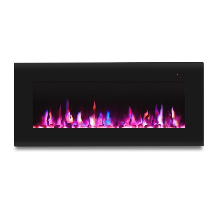 Faroe Wall Hung Electric Fire Place Williams Sonoma