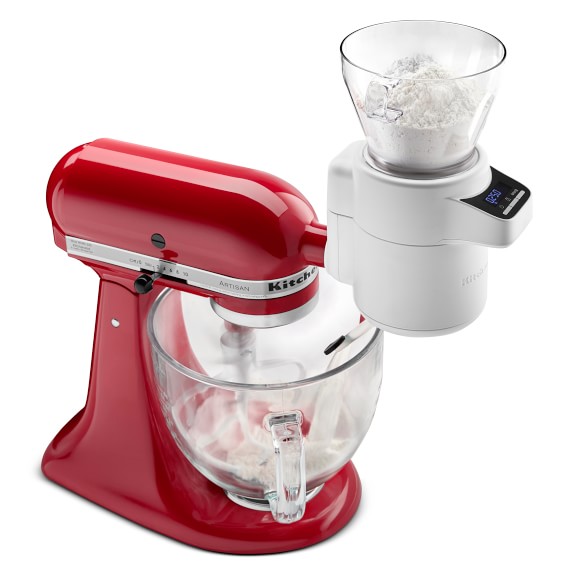 Details about   KitchenAid KSMSFTA Sifter & Scale Attachment White 