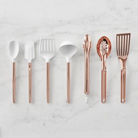 copper kitchen utensil set