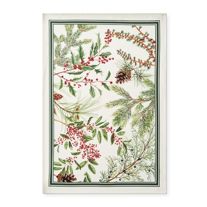 Woodland Berry Kitchen Towels Set of 2 Williams Sonoma