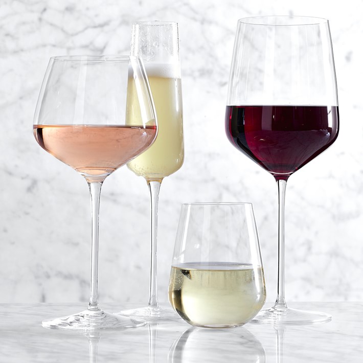 Williams Sonoma Estate Stemless White Wine Glasses Williams Sonoma