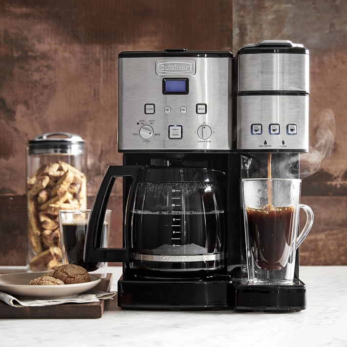 Cuisinart Coffee 12-Cup Center and Single-Serve Brewer with Glass ...