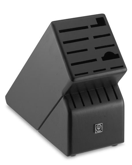 wusthof black knife block