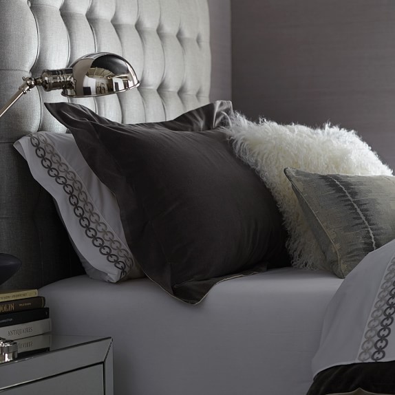 williams sonoma velvet duvet cover