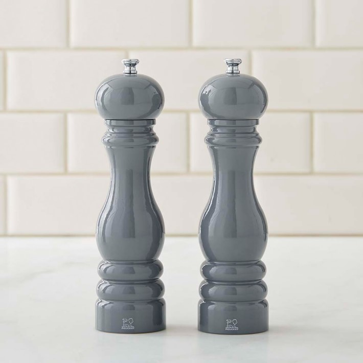 Peugeot Paris Grey Salt & Pepper Grinders Williams Sonoma