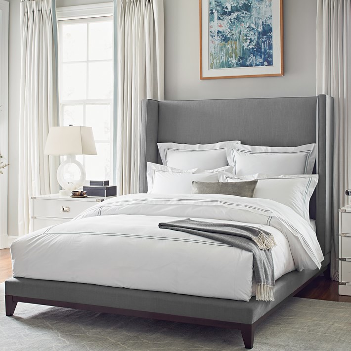 Presidio Tall Bed | Luxury Beds | Williams Sonoma