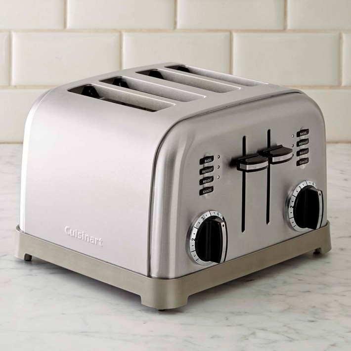 Cuisinart 4Slice Metal Classic Toaster Williams Sonoma