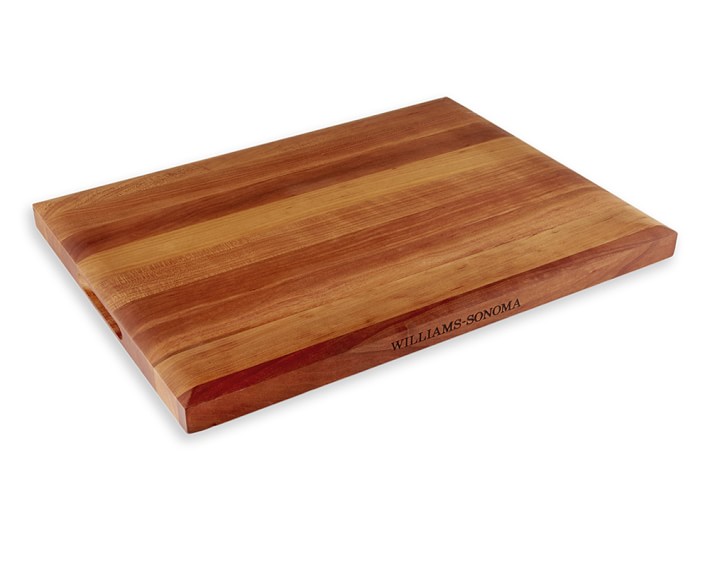 Williams Sonoma EdgeGrain Cherry Wood Cutting Board Williams Sonoma