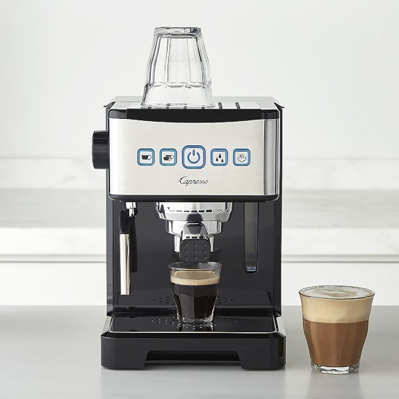 Capresso 124.01 Ultima Pro Espresso Machine Coffeemaker Black/Stainless SHELF DI