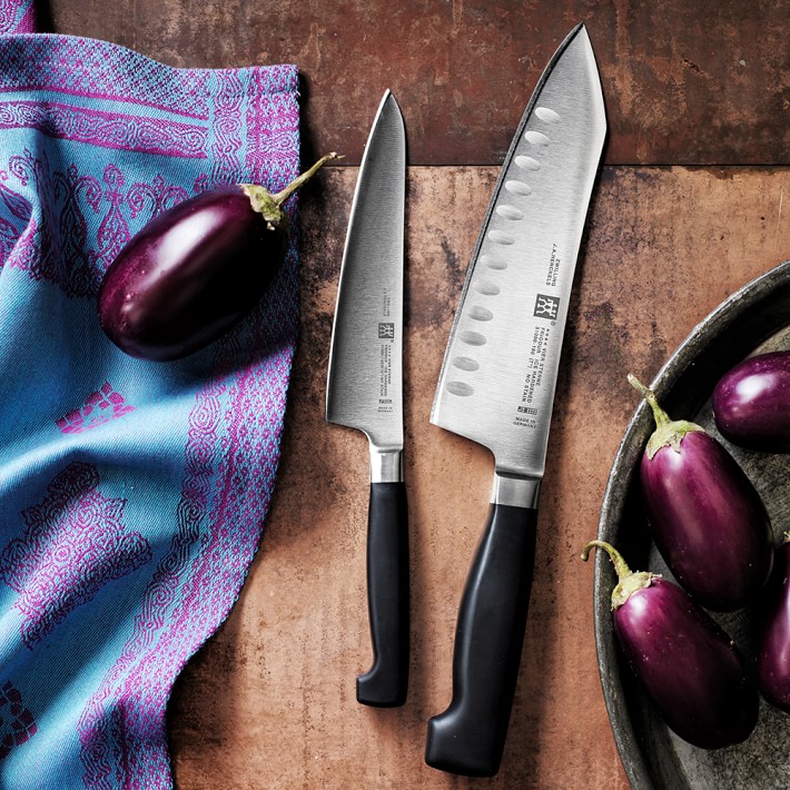Zwilling J.A. Henckels Four Star 2Piece Santoku & Prep Knife Set Williams Sonoma