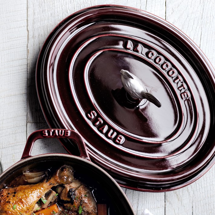 Staub CastIron Coq Au Vin Dutch Oven Williams Sonoma