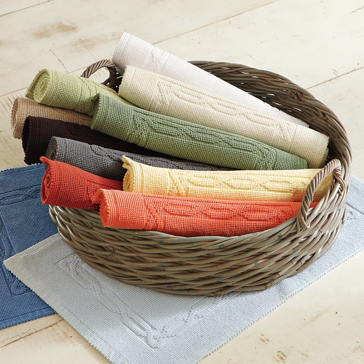 Chambers® Heritage 800Gram Solid Luxury Bath Mat Williams Sonoma