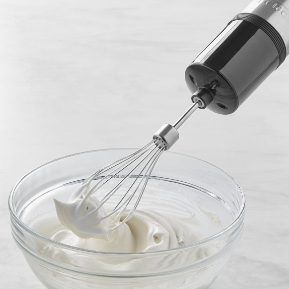 AllClad XJ700042 Immersion Blender Mini Chopper and Whisk Attachments Black Kitchen Tools