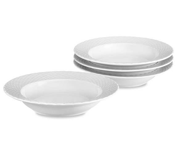 7,20 €/100Stk. 100x Soup Plates-Soup Plates Disposable Tableware-White-NEW 