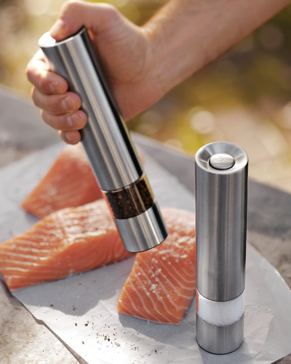 Cole & Mason Electric Salt & Pepper Grinders Williams Sonoma