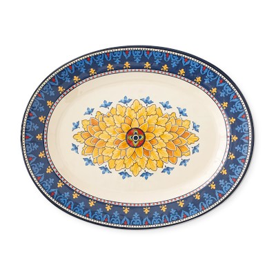 Sicily Outdoor Melamine Oval Platter