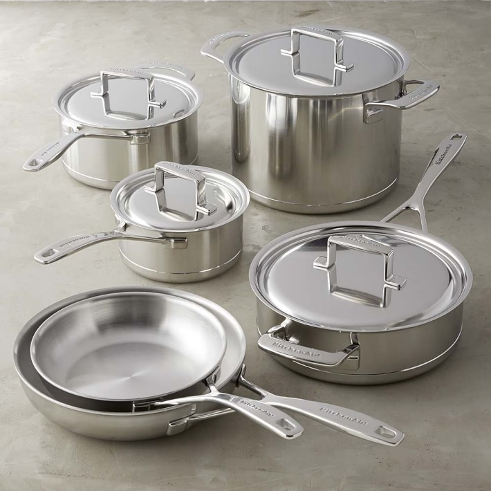 kitchenaid cookware stainless steel