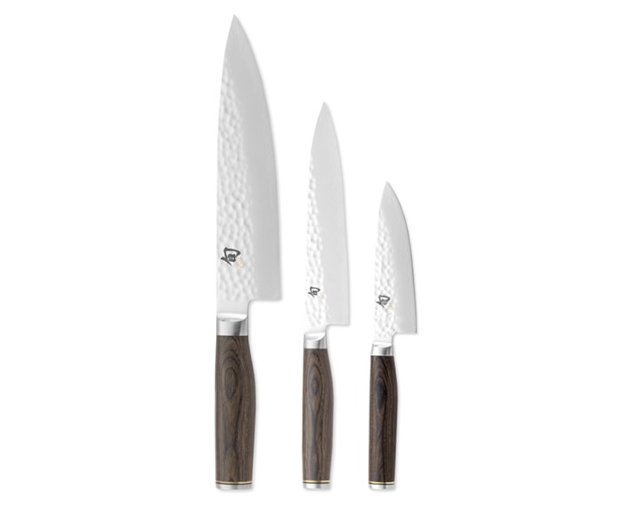 shun 3 piece knife set