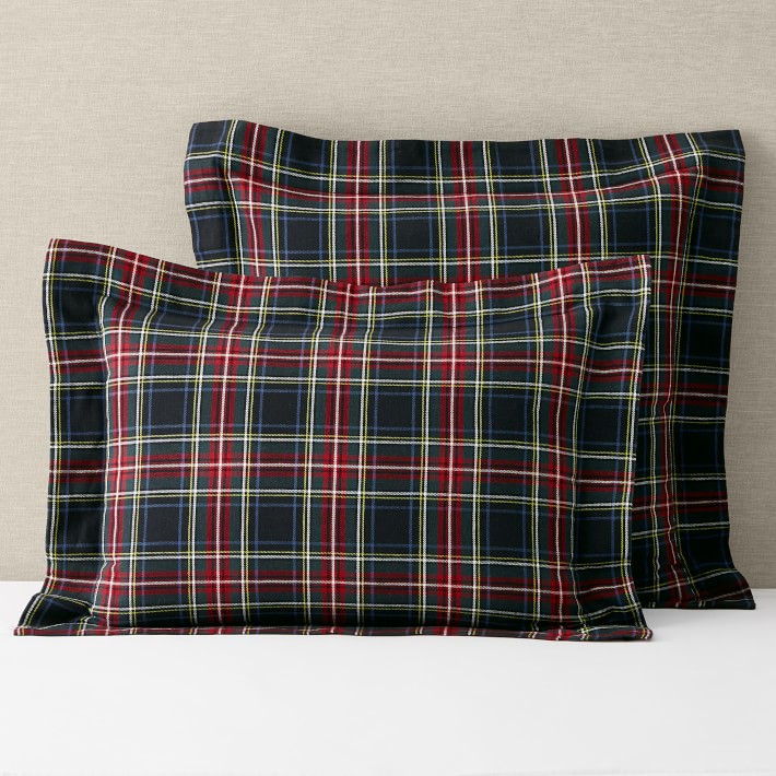 black tartan duvet cover