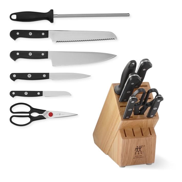 henckels 7 piece knife block set