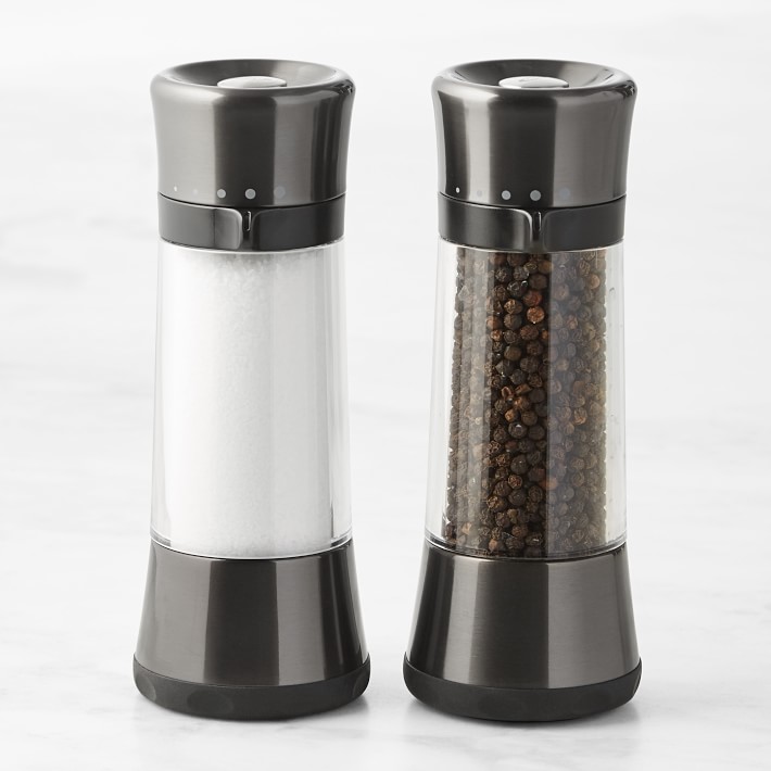 Oxo Sleek Salt & Pepper Grinders Williams Sonoma
