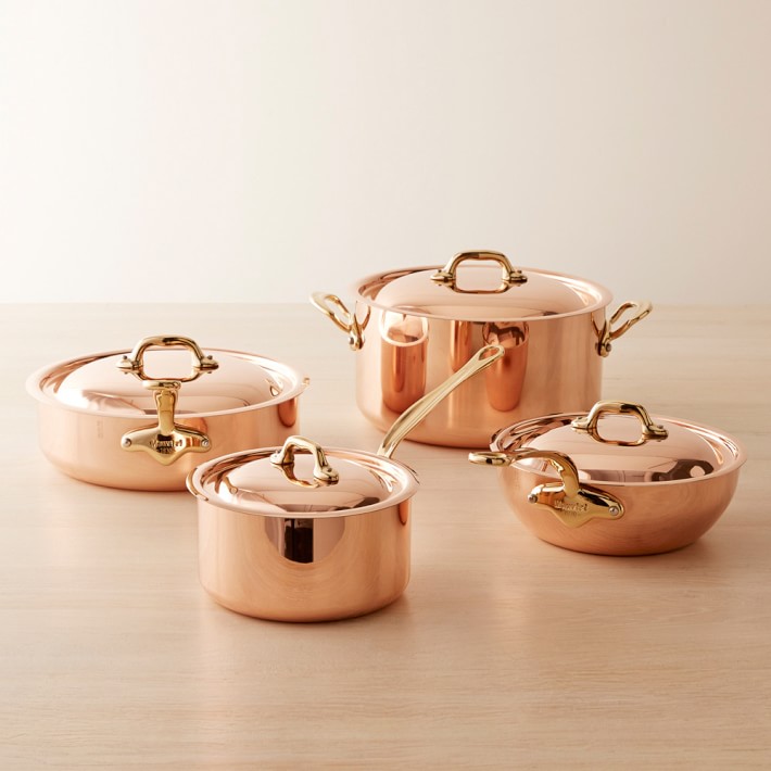 Cooking Pot Food Photography Props Copper Cooling Kitchen Williams Sonoma Made in France 8 Copper Sauce Pan Baking Tools