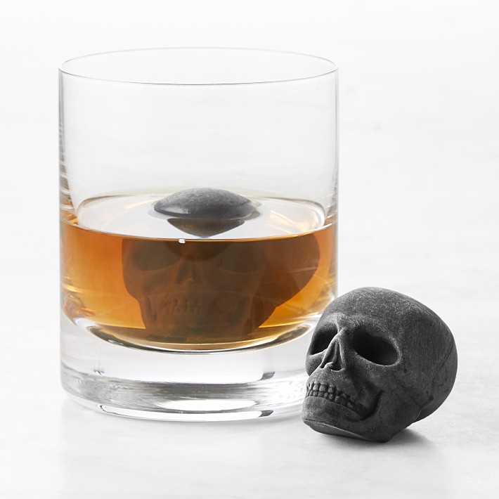Personality 304 Stainless Steel Mini Skull Ice Cubes Appliances Whiskey Stone 