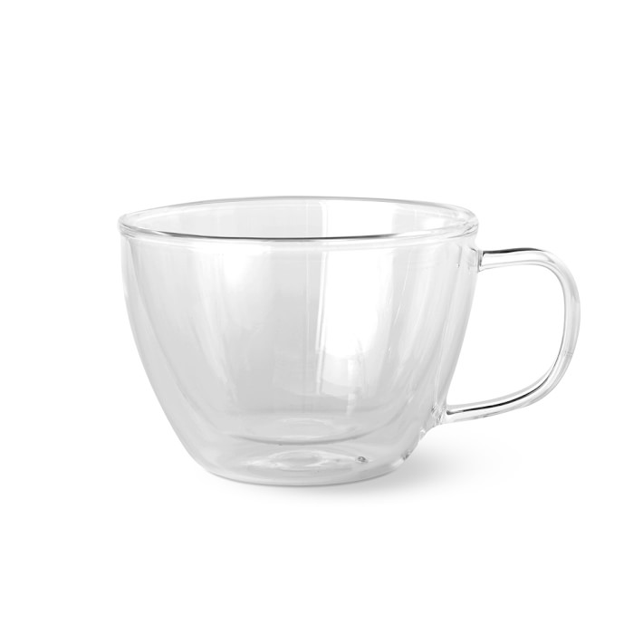 2 Latte Glasses Coffee Tea Cappuccino Glass 240ml Mugs Hot Drink Cups 