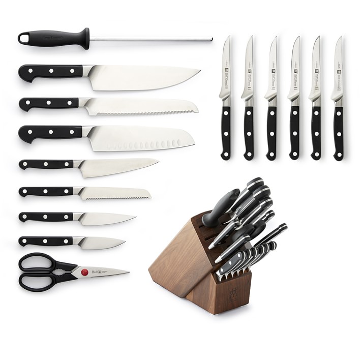 Zwilling J.A. Henckels Pro 16-Piece Knife Block Set | Williams Sonoma