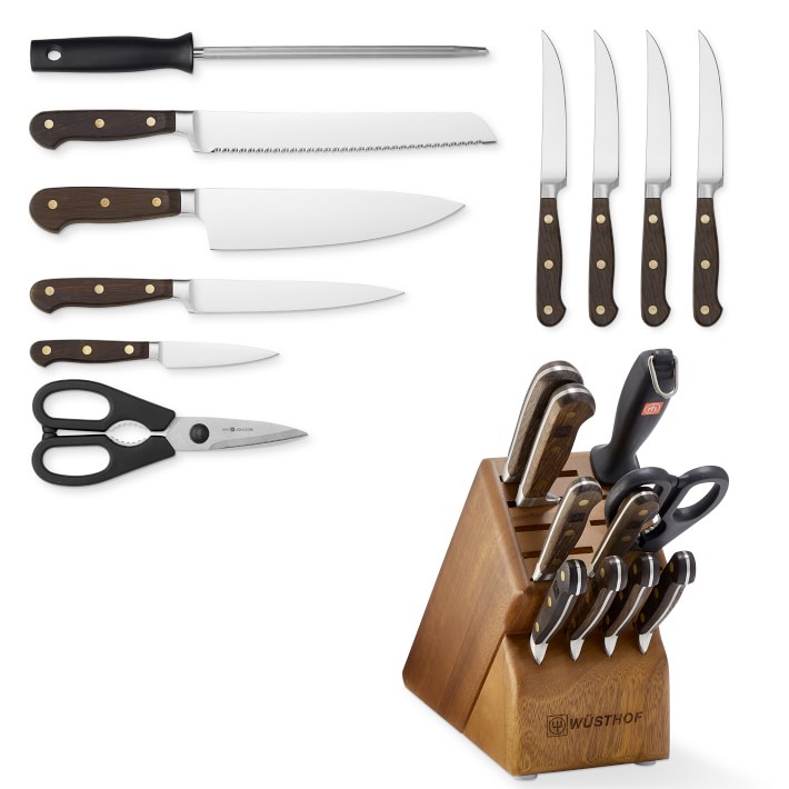 Wüsthof Crafter 11-Piece Knife Block Set | Williams Sonoma