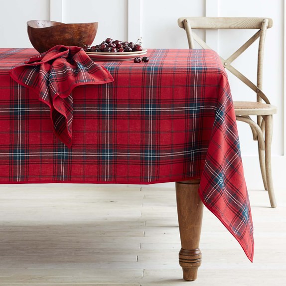 Classic Tartan Plaid Tablecloth | Williams Sonoma