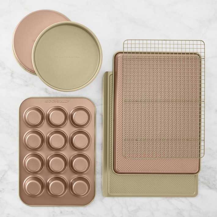 Williams Sonoma Copper Goldtouch® 6Piece Boxed Bakeware Set Williams