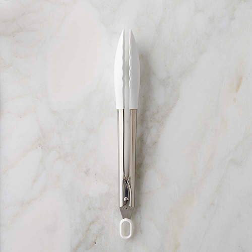 Williams Sonoma Stainless-Steel Silicone Tongs, 9