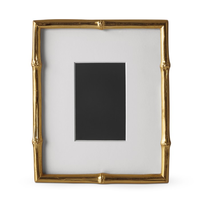 AERIN Gilded Bamboo Gallery Wall Frame Williams Sonoma
