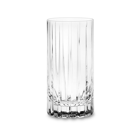Williams Sonoma Set of 4 Dorset Crystal Highball Glasses