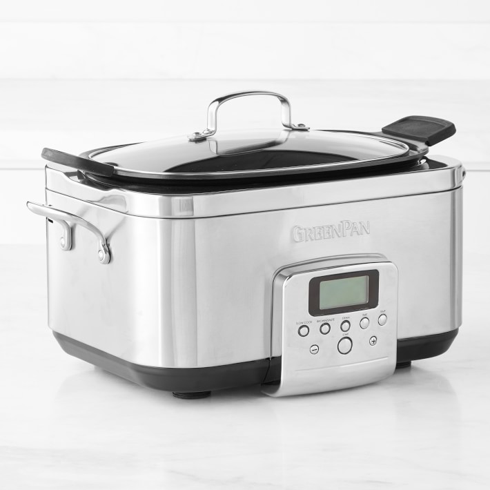 GreenPan™ Premiere StainlessSteel Slow Cooker Williams Sonoma