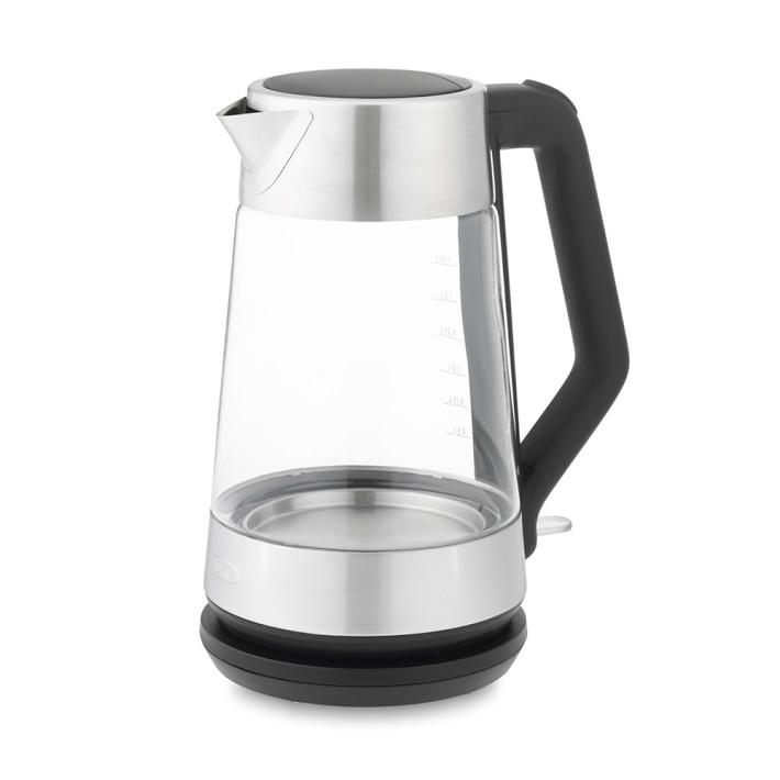 OXO On Clarity Cordless Glass Electric Tea Kettle Williams Sonoma