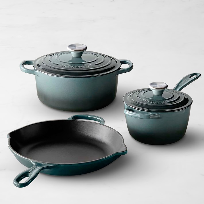 Le Creuset Signature CastIron 5Piece Cookware Set Williams Sonoma