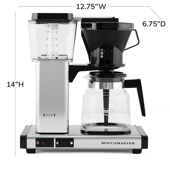 Moccamaster by Technivorm Coffee Maker with Glass Carafe Williams Sonoma