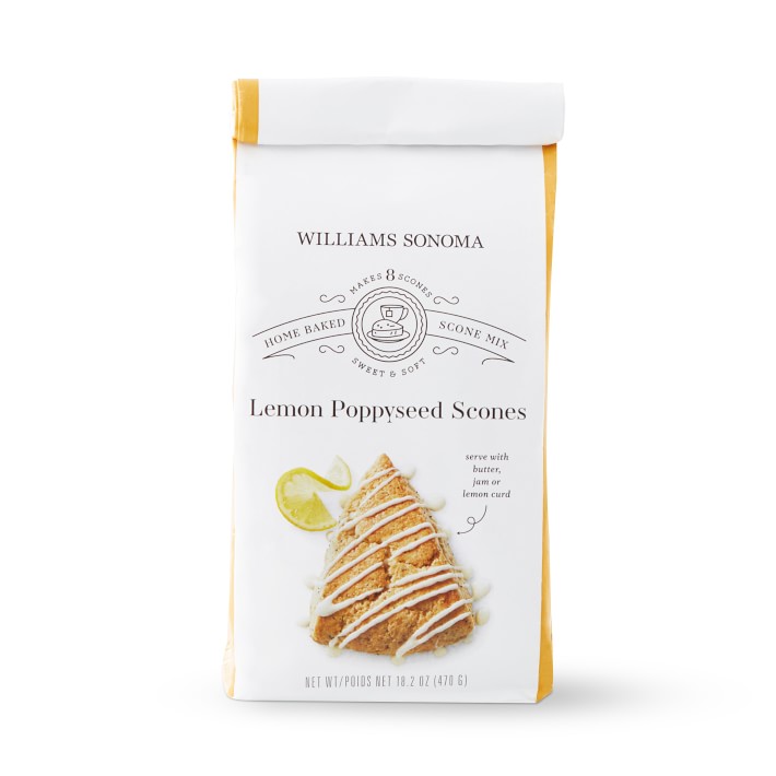Williams Sonoma Lemon Poppyseed Scone Mix | Williams Sonoma