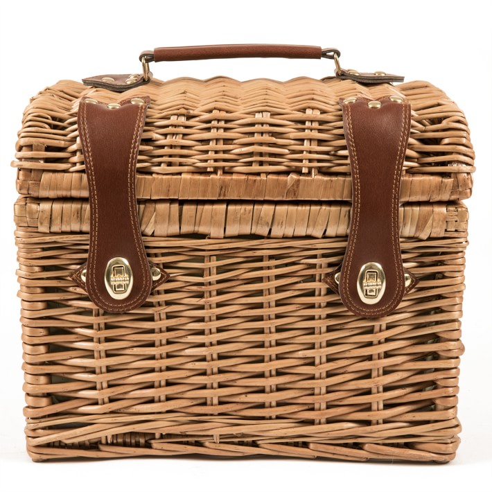 Tuscany Wine & Cheese Picnic Basket Williams Sonoma