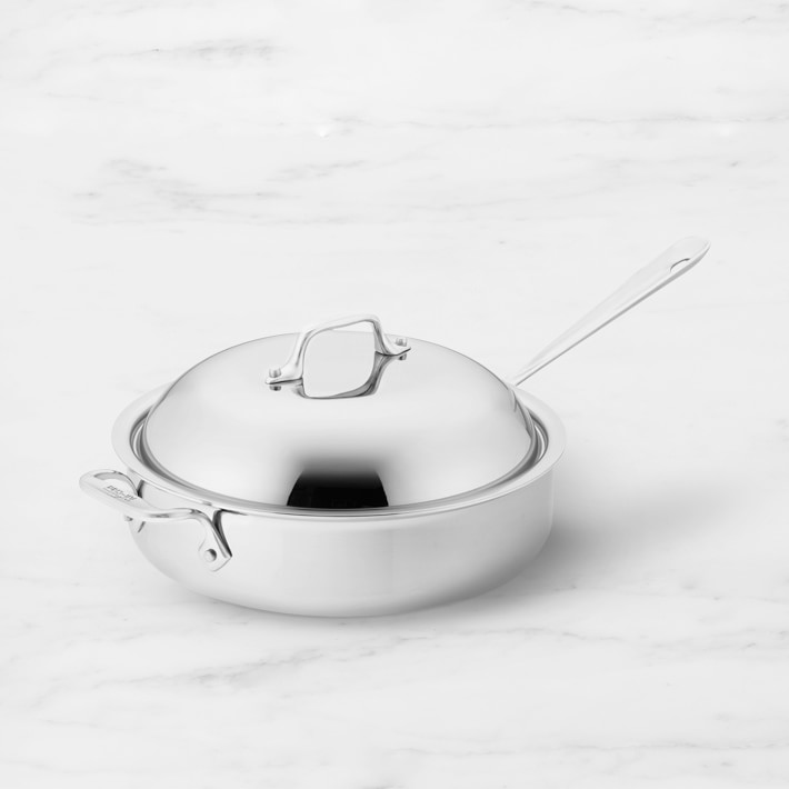 AllClad D3 TriPly StainlessSteel Pan Roasting Pan with Domed Lid