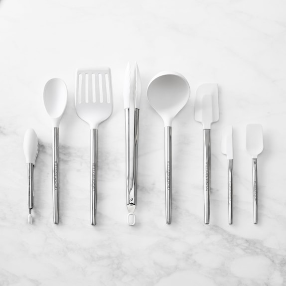 kitchen utensil set white