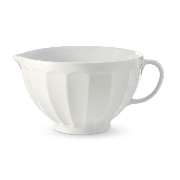 ceramic batter bowl with handle