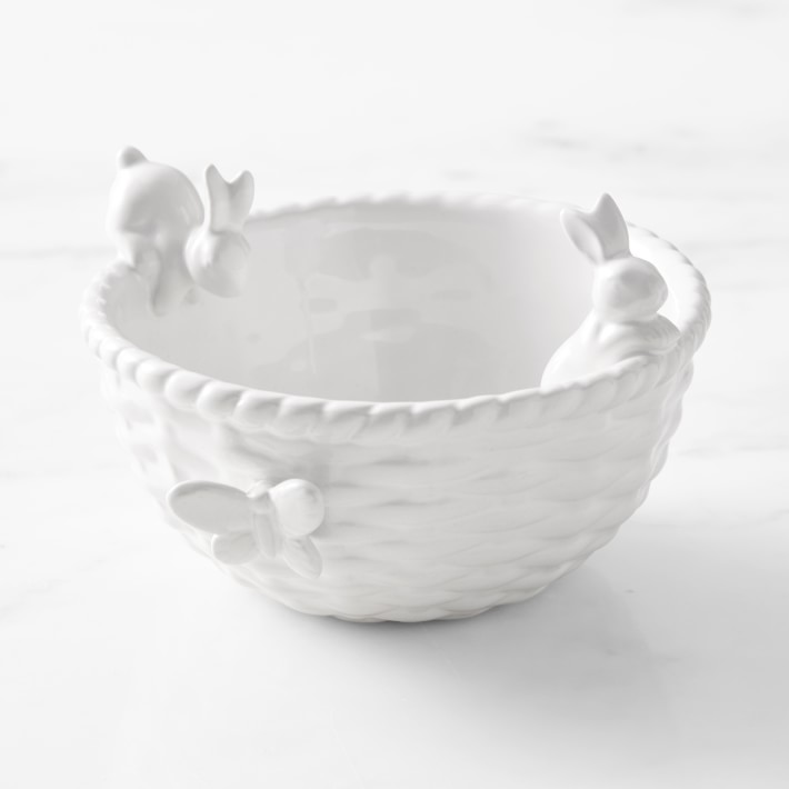 bunny ceramic bowl