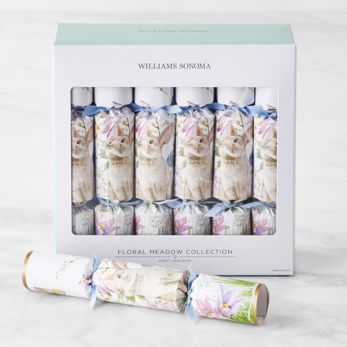 Floral Meadow Christmas Crackers Set of 12 Williams Sonoma