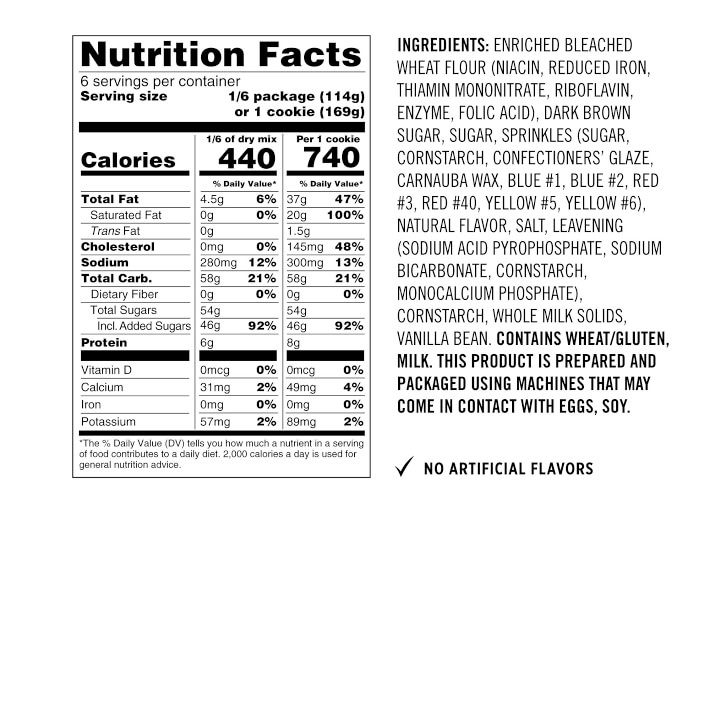 Cupcake Cookie Mix, Birthday Cake Williams Sonoma CA