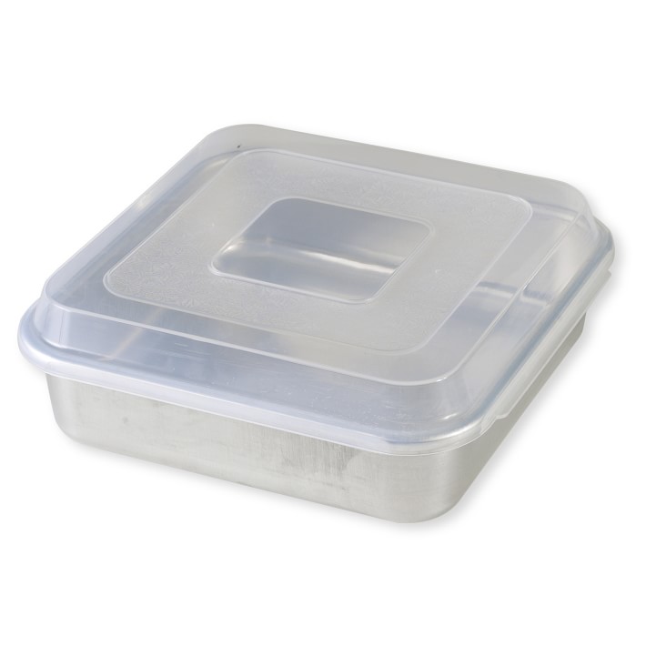Nordic Ware Naturals Square Cake Pan with Lid Williams Sonoma